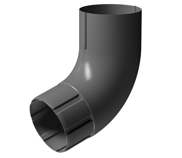Колено 72° D90 Döcke STAL PREMIUM Графит, (RAL 7024) купить в Калуге