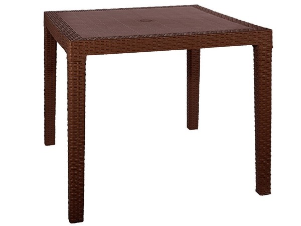 Стол квадратный FIJI Quatro Table Коричневый купить в Калуге
