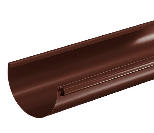 Водосток Aquasistem, система 150/100 - Водосточный желоб 3.00м RAL 8017 Коричневый купить в Калуге