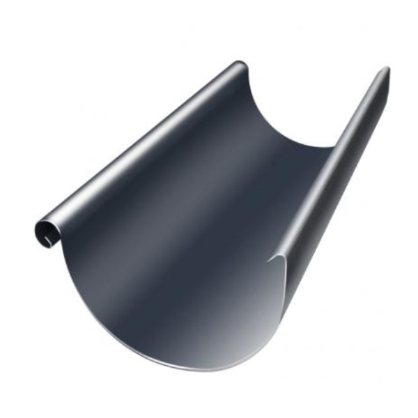 Водосток Grand Line 125x90 – Желоб 3м RAL 7024 купить в Калуге
