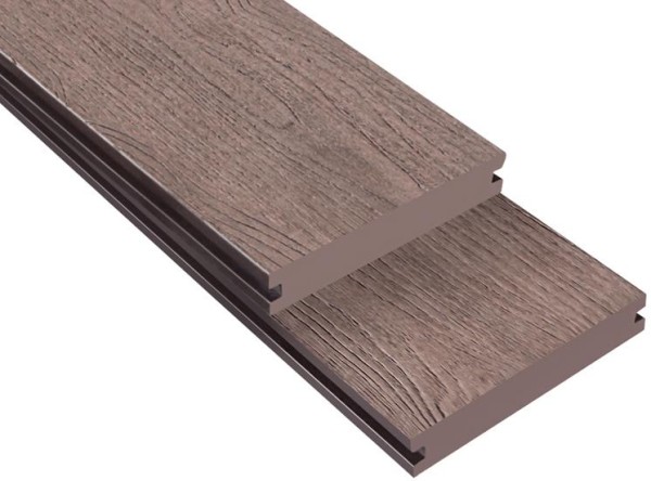 Террасная доска ДПК Outdoor 3D полнотелая NEVADA/CALIFORNIA BROWN коричневая микс купить в Калуге