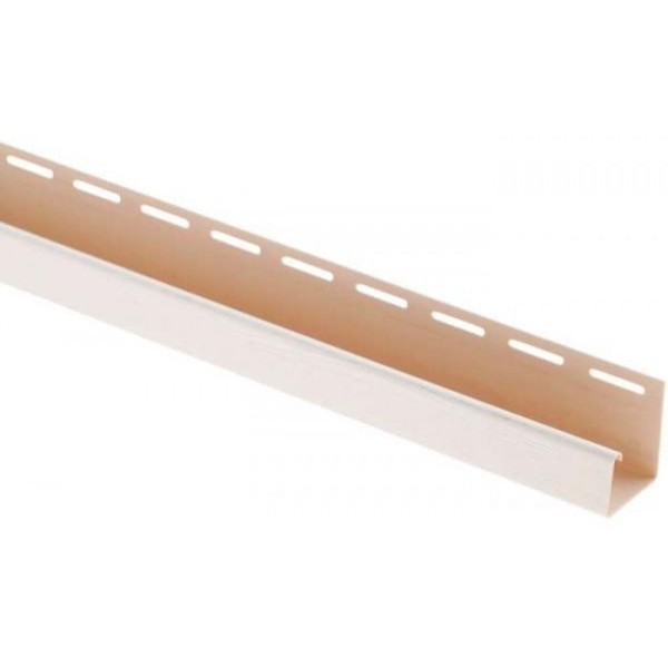 J-профиль Люкс Крашенный, T-15, ВН, Белый купить в Калуге