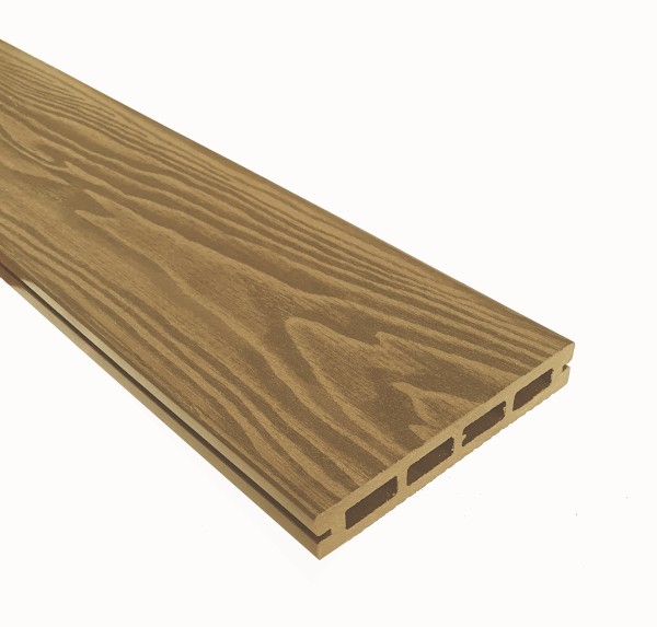 Террасная доска из ДПК Terrapol Смарт 3D Пустотелая с пазом Дуб Севилья купить в Калуге