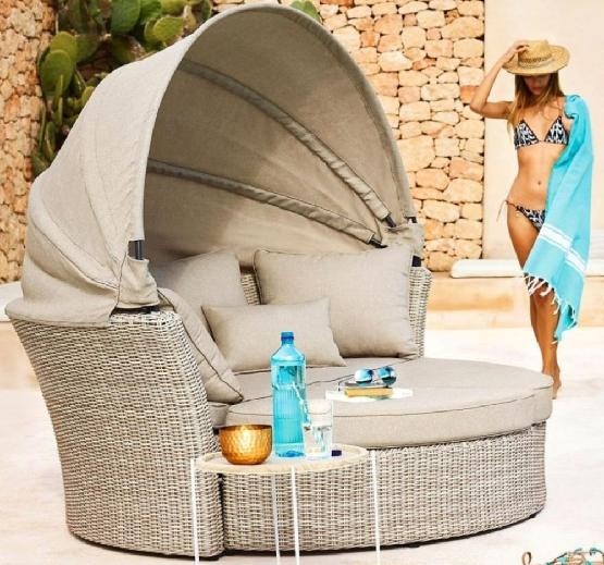 Диван-Трансформер AFINA плетеный из иск. ротанга AFM-325 Beige купить в Калуге