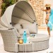 Диван-Трансформер AFINA плетеный из иск. ротанга AFM-325 Beige купить в Калуге