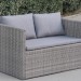 Диван-Трансформер AFINA плетеный из иск. ротанга S330G-W78 Grey купить в Калуге