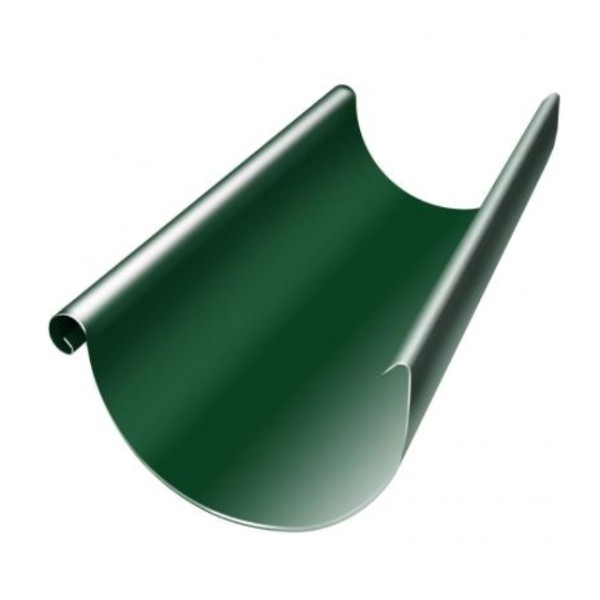 Водосток Grand Line 125x90 – Желоб 3м RAL 6005 купить в Калуге