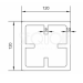 Столб SEQUOIA Evolution 3D WOOD GRAY купить в Калуге