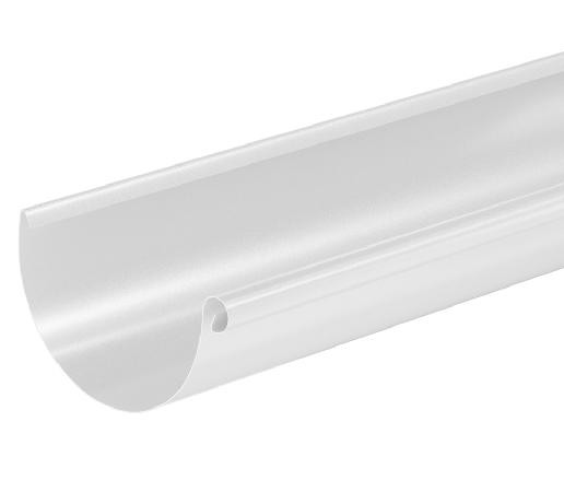 Водосток Aquasistem, система 125x90 - Водосточный желоб 3.00м RAL 9003 Белый купить в Калуге