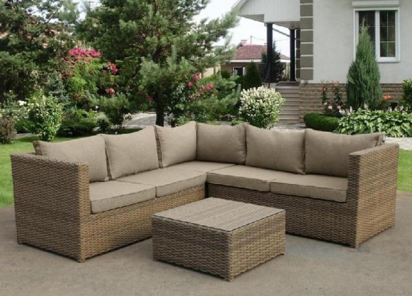 Комплект мебели AFINA плетеной из иск. ротанга YR825B Beige купить в Калуге