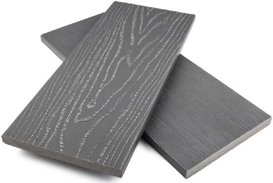 Заборная доска ДПК полнотелая NanoWood Серый купить в Калуге