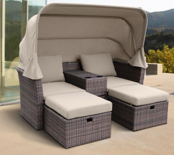 Комплект мебели AFINA плетеной из иск. ротанга AFM-330B Brown купить в Калуге