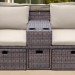 Комплект мебели AFINA плетеной из иск. ротанга AFM-330B Brown купить в Калуге