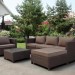 Комплект мебели AFINA плетеной из иск. ротанга YR821A Brown/Beige купить в Калуге