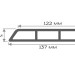 Доска Ромбус 3D ДПК Outdoor STORM GREY серая микс купить в Калуге