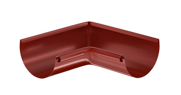 Водосток Aquasistem, система 125x90 - Угол желоба, внутренний 90° RR 29 Бургундский купить в Калуге