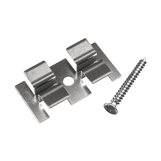 Клипса с саморезом, Grinder шовный монтаж 5 mm купить в Калуге