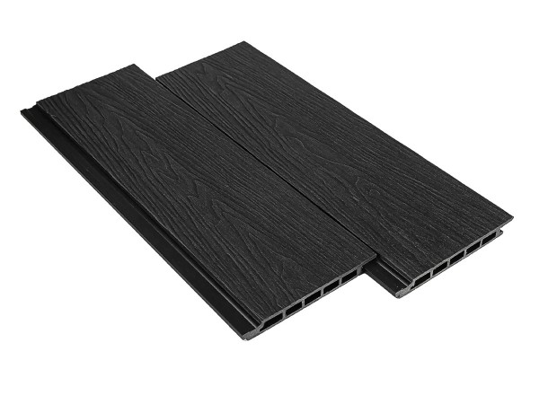 Фасадная панель из ДПК Deckart Vista 3D с текстурой дерева Графит купить в Калуге
