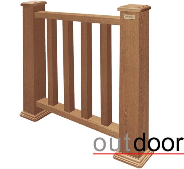 Ограждение из ДПК Outdoor Классик 3D STORM дуб купить в Калуге