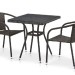 Комплект плетеной мебели AFINA из иск. ротанга T282BNT/Y137C-W53 Brown 2Pcs купить в Калуге