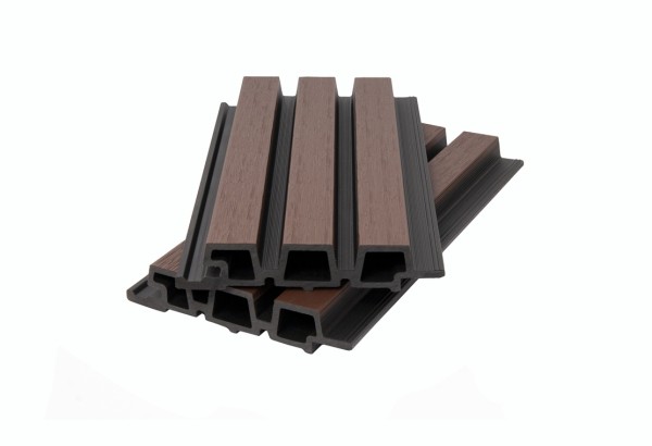Фасадная панель брусковая двухцветная co-extrusion, chocolate mix купить в Калуге