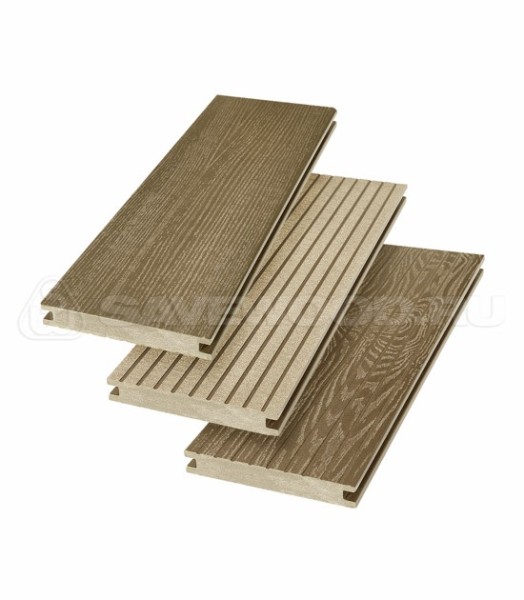 Террасная доска SW Fraxinus (R) полнотелая «SaveWood» Тик купить в Калуге