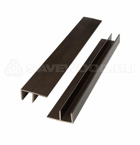 F-профиль ДПК Savewood – Тёмно-коричневый купить в Калуге