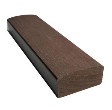 Лавочный брус Ecodecking Некст полнотелый брашированный 70х35 шоколад купить в Калуге