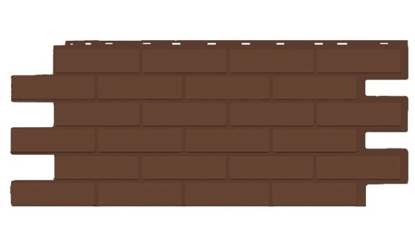 Фасадная панель T-Siding Кирпич Модерн Эко Браун купить в Калуге