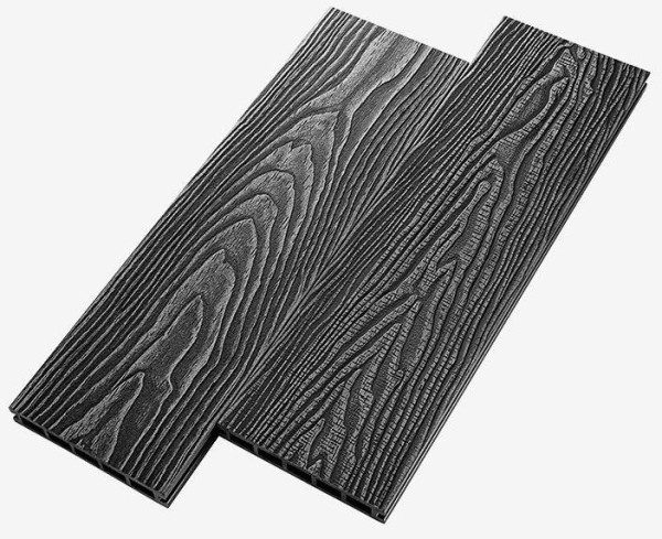 Террасная доска из ДПК RusDecking Unodeck Vintage - Графит купить в Калуге