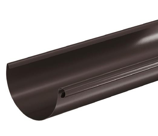 Водосток Aquasistem, система 125x90 - Водосточный желоб 3.00м RR 32 Тёмно Коричневый купить в Калуге