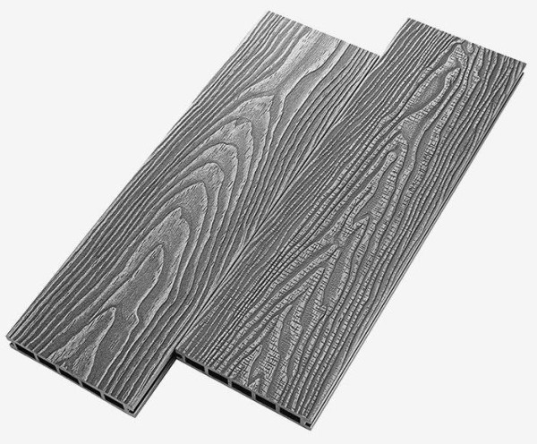 Террасная доска из ДПК RusDecking Unodeck Vintage - Серый купить в Калуге