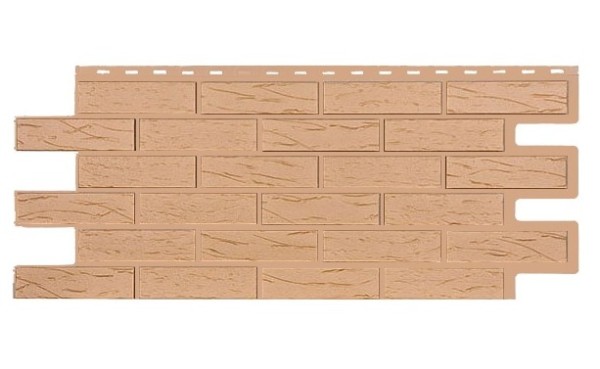 Фасадная панель T-Siding Кирпич Саман Эко Крем купить в Калуге