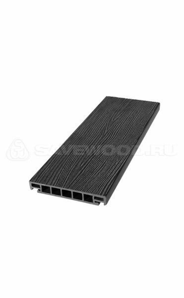 Террасная доска из ДПК SW Salix (S) (R) черный купить в Калуге